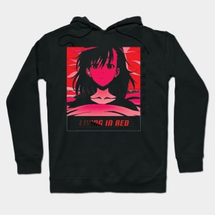 A Certain Scientific Railgun T ''LIVING IN RED V2'' Hoodie